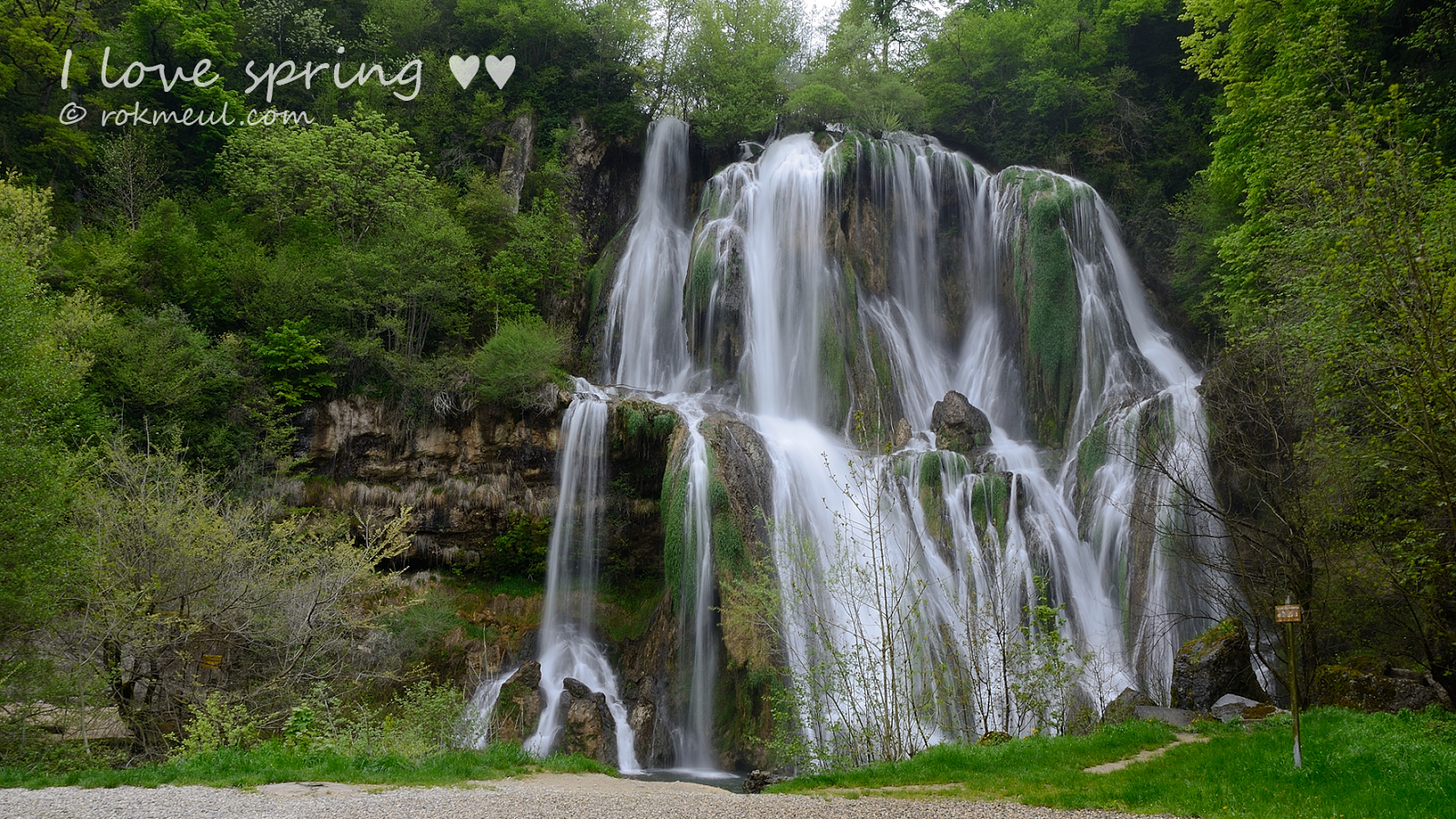 La Cascade de Glandieu, Saint-Benoît, Fance