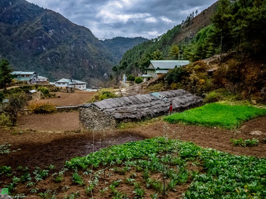 Arrive Monjo around 5:30 pm, it took me only 1h30 from Namche Bazar.