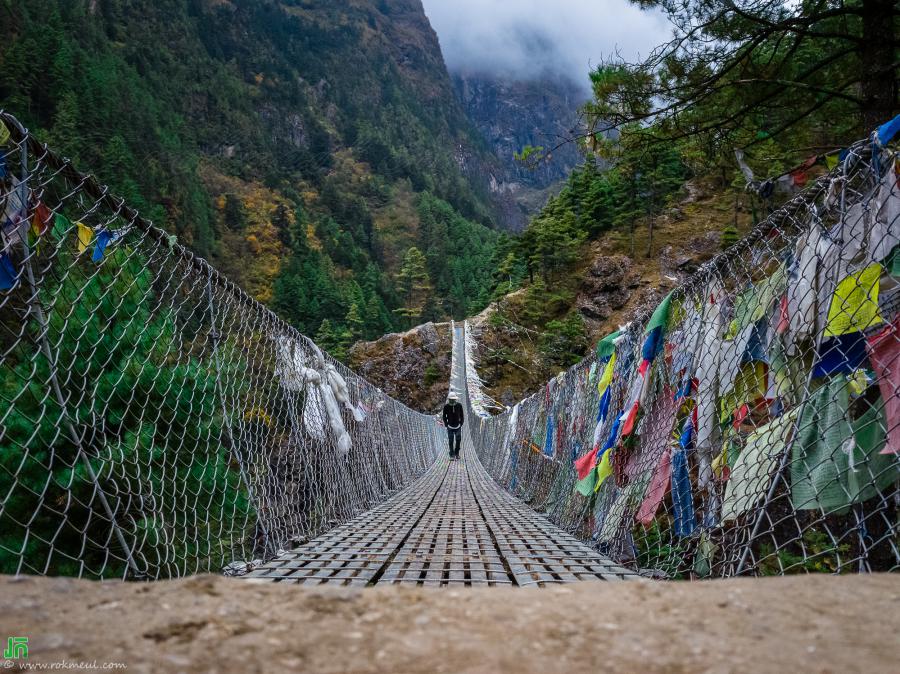 On the way from Namche Bazar to Monjo.